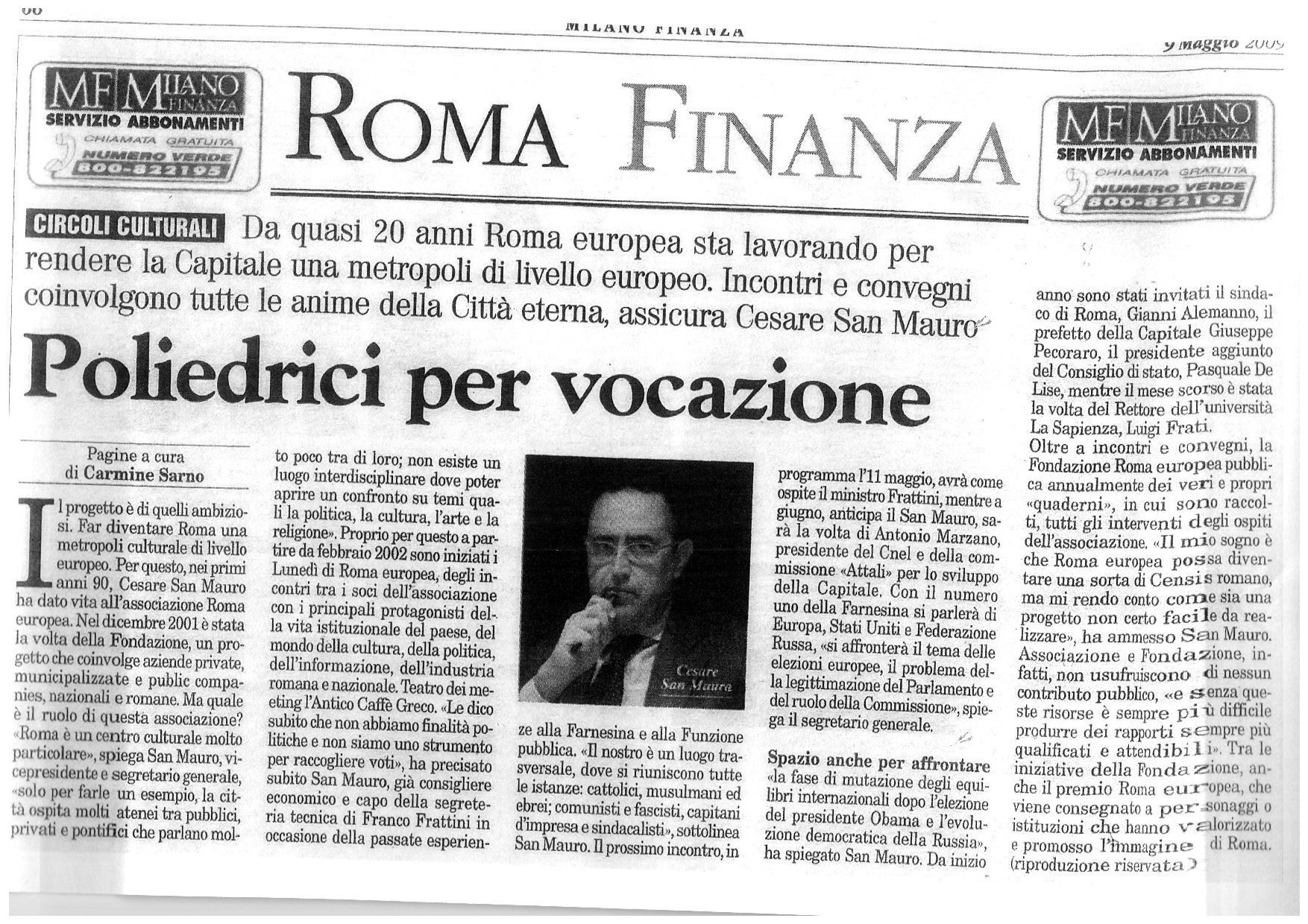 Roma Finanza – Poliedrici per vocazione