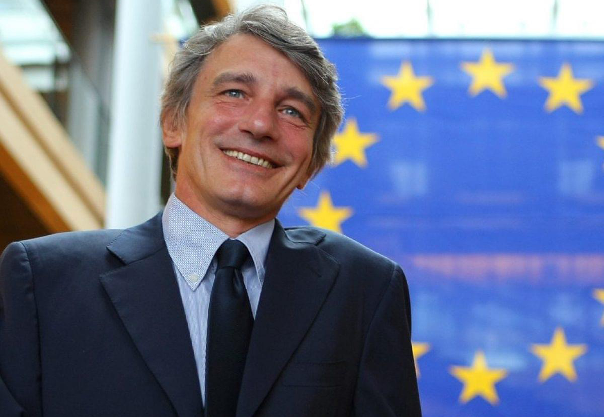 Il Presidente del Parlamento Europeo, David Sassoli, ospite della Fondazione