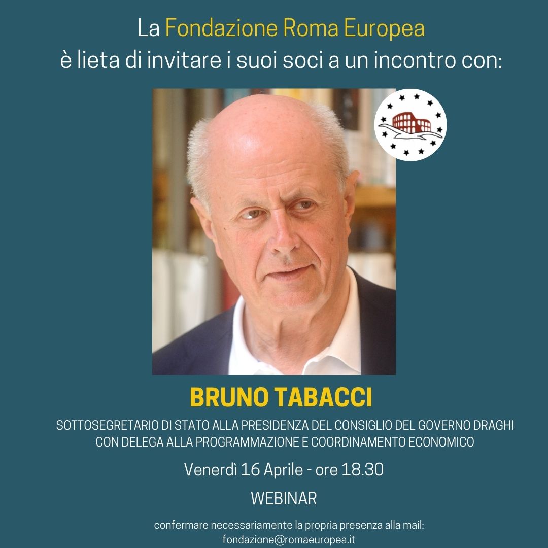 Incontro con Bruno Tabacci