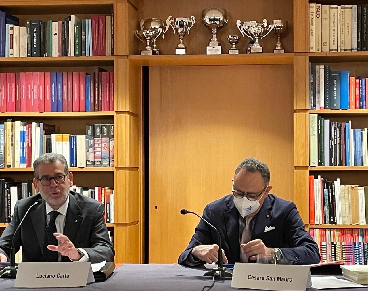 Il Presidente di Leonardo, Luciano Carta, ospite della Fondazione Roma Europea