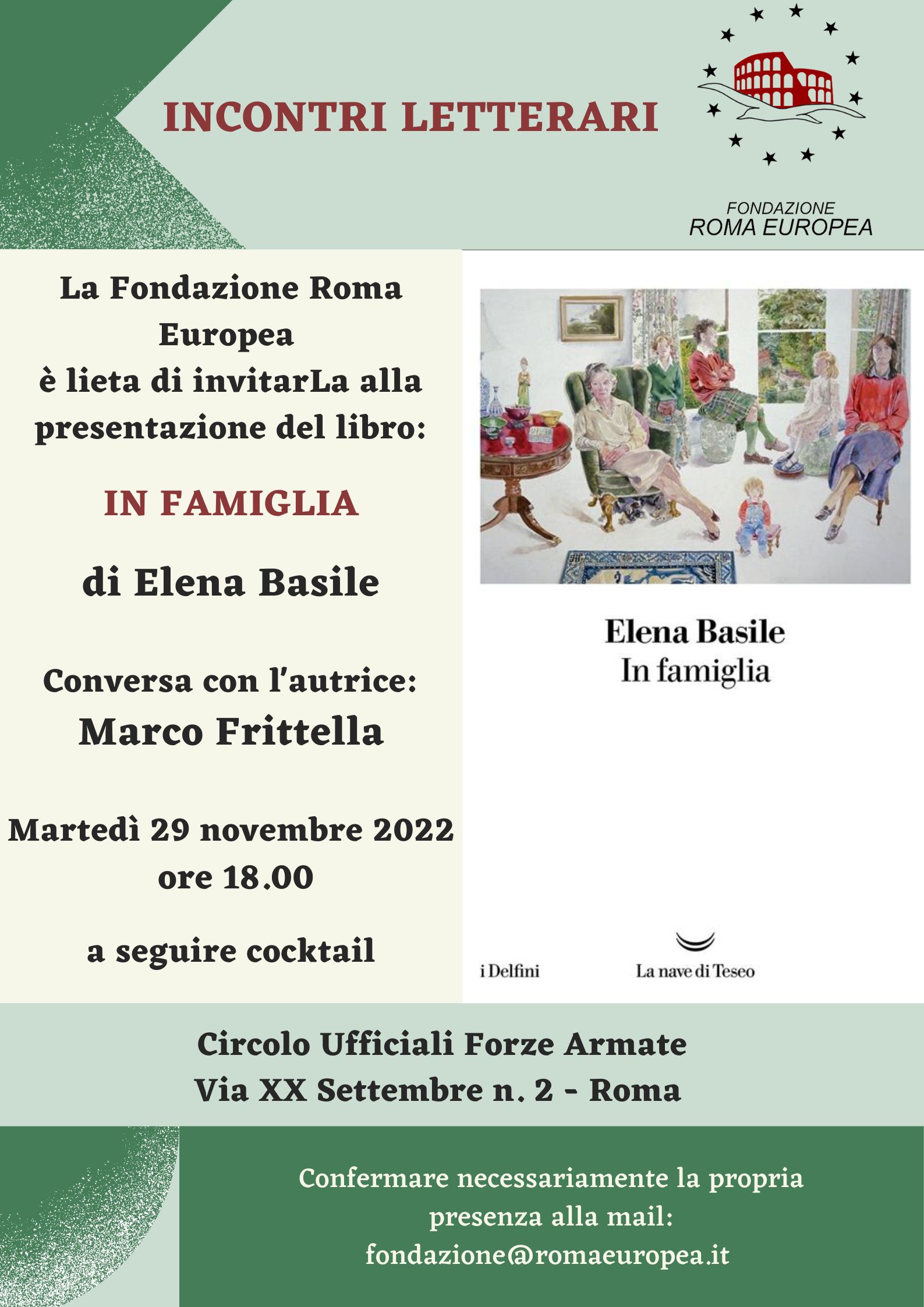 Presentazione del libro di Elena Basile