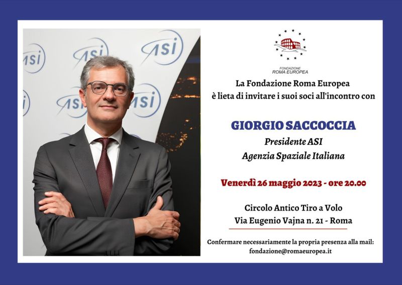 V INCONTRO Con Giorgio Saccoccia presidente ASI